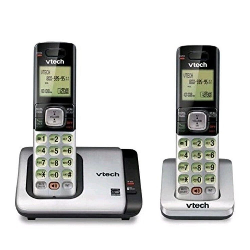 VTech 2 Handset Cordless Phone System - CS6719-2 Telephone New Open Box